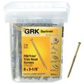Grk Fasteners Deck Screw, #8 x 3-1/8 in, Steel, Torx Drive 115734